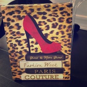 Art christian louboutin Heels canvas red bottoms